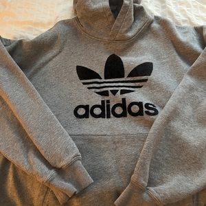 Adidas XL grey pullover hoodie